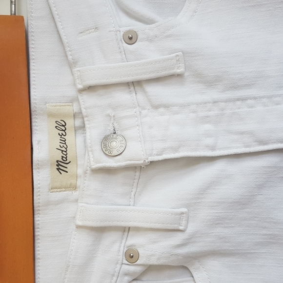 MADEWELL 10" High-Rise Skinny Jean White 29 - Picture 8 of 16